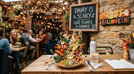 Hallowe'en Lunch at Croydon Clocktower Cafe: Dairy is Scary