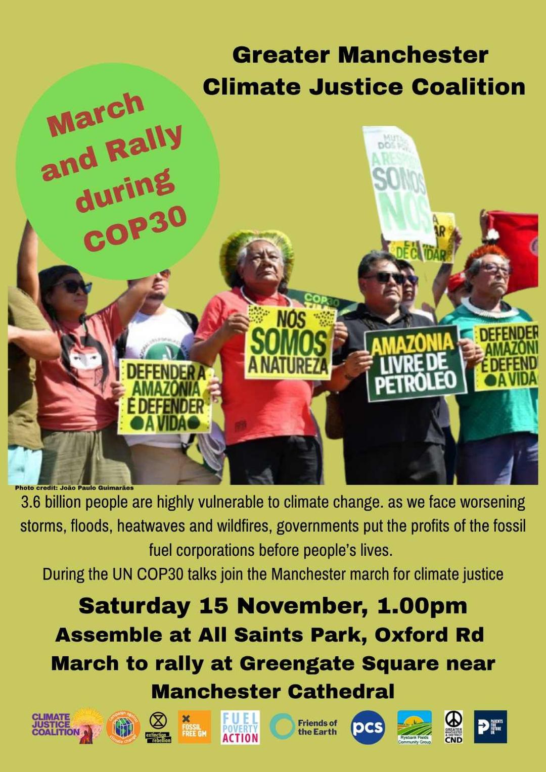 Climate Justice march and rally